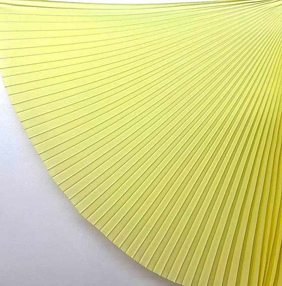 Гофре классика Креп Шифон светло-желтый