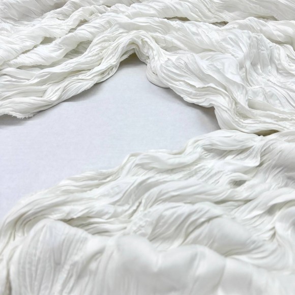 Складка Креш продольный Армани молочный