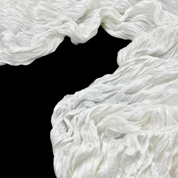 Складка Креш продольный Армани молочный