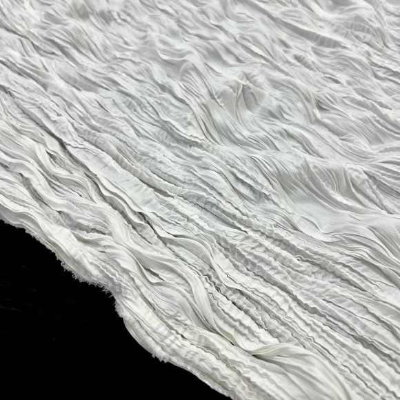 Складка Креш продольный Армани молочный