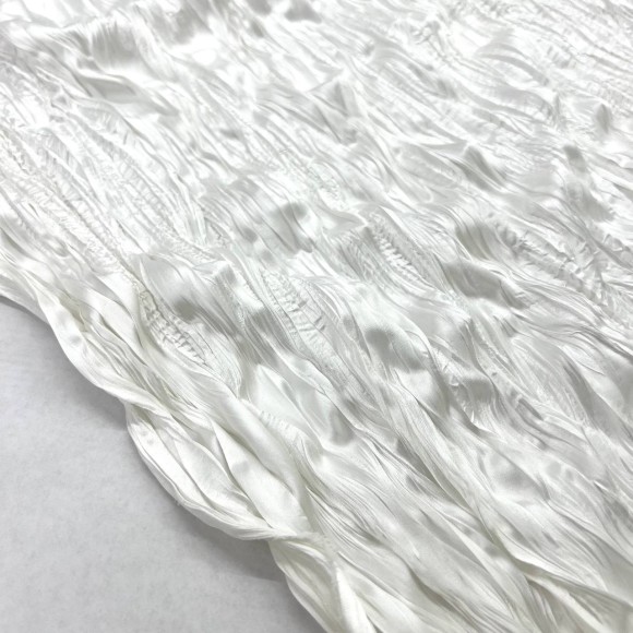 Складка Креш продольный Армани молочный