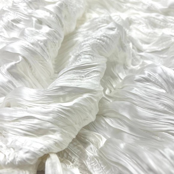 Складка Креш продольный Армани молочный