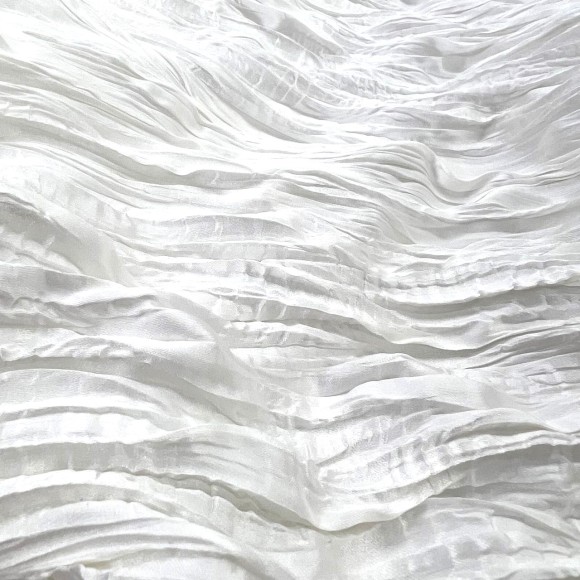 Складка Креш продольный Армани молочный