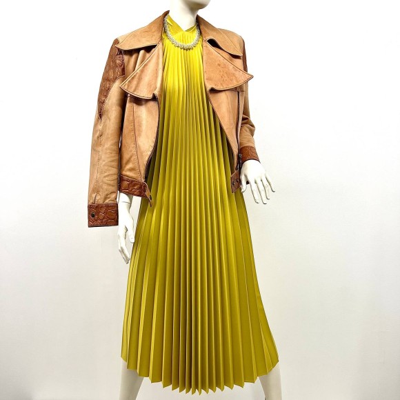 Гофре классика Поливискоза Горчица