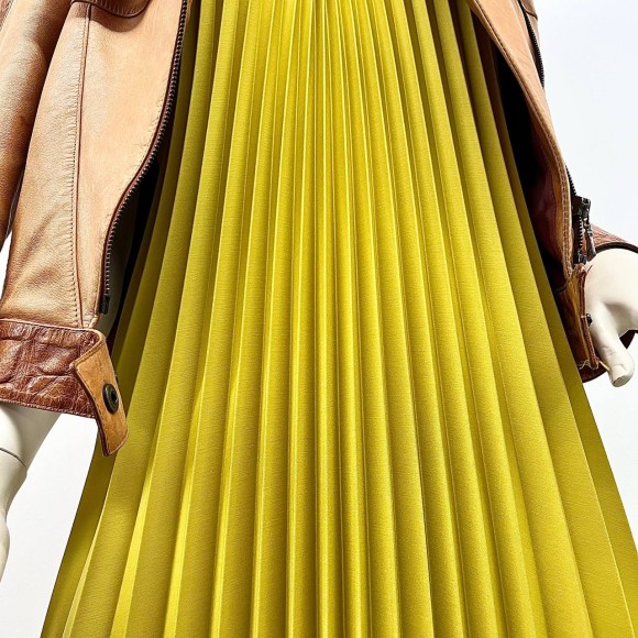 Гофре классика Поливискоза Горчица