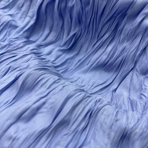 Складка Креш продольный Армани голубой