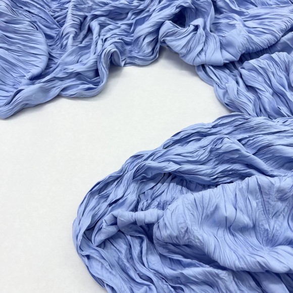 Складка Креш продольный Армани голубой