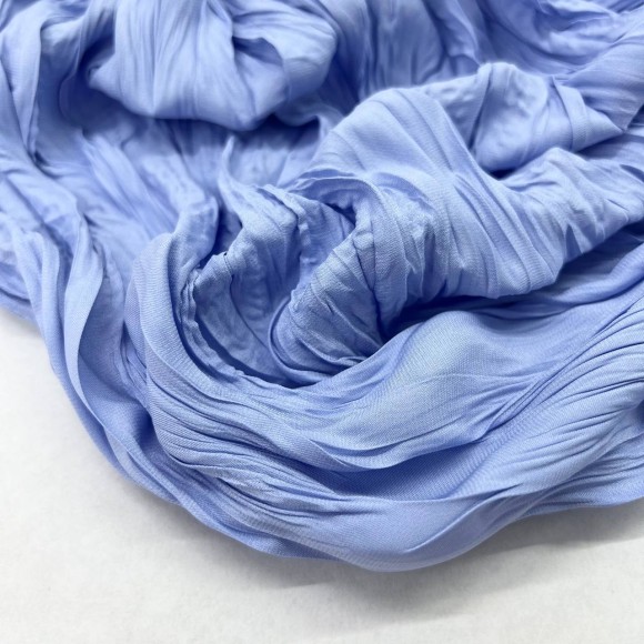 Складка Креш продольный Армани голубой