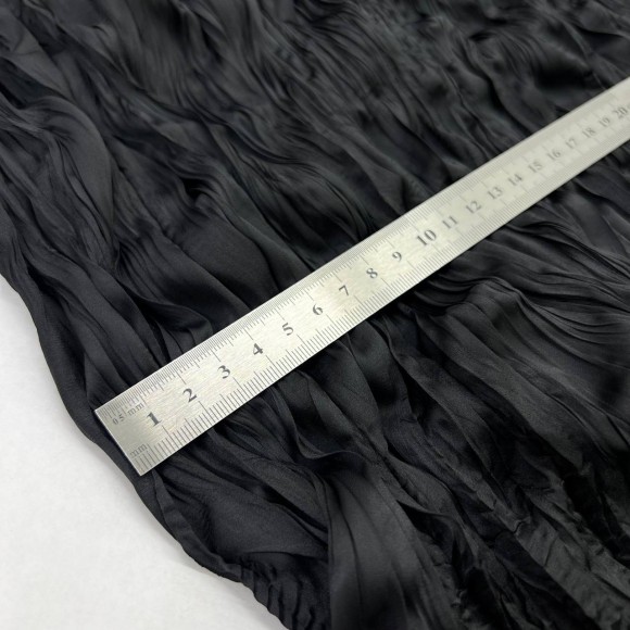 Складка Креш продольный Армани черный Складка Креш продольный Армани черный