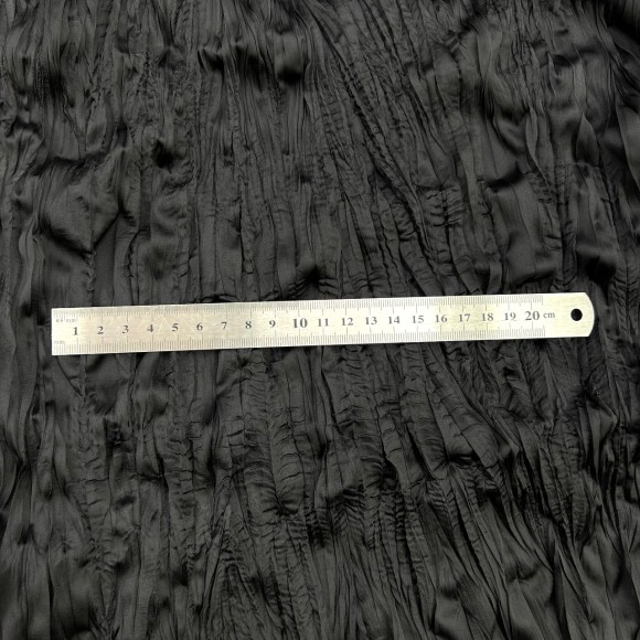 Складка Креш продольный Армани черный Складка Креш продольный Армани черный