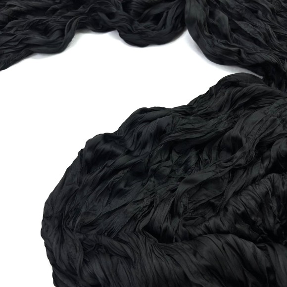 Складка Креш продольный Армани черный Складка Креш продольный Армани черный