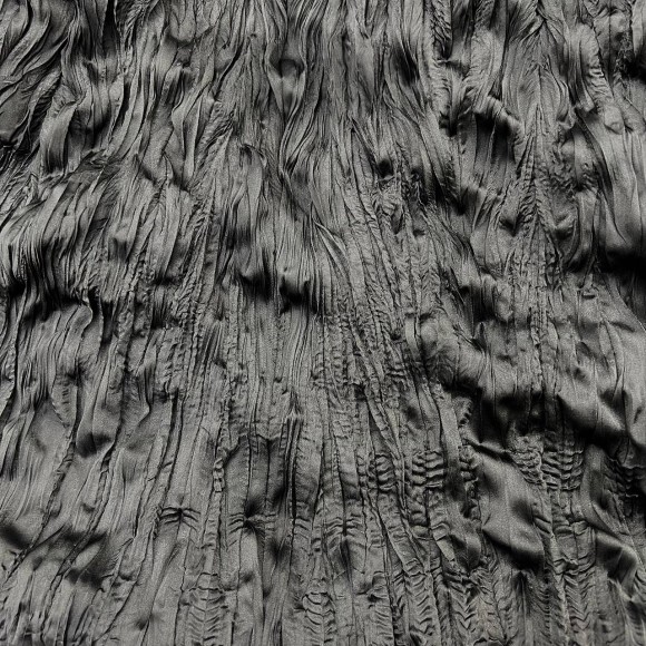 Складка Креш продольный Армани черный Складка Креш продольный Армани черный