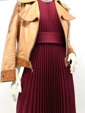 Гофре классика Габардин винный