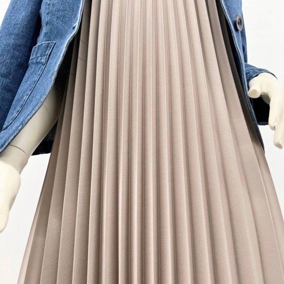 Гофре классика Поливискоза Бежевый холодный