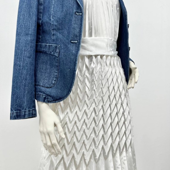 Гофре фэнтези 5 волн Молочный Атлас Гофре фэнтези 5 волн Молочный Атлас