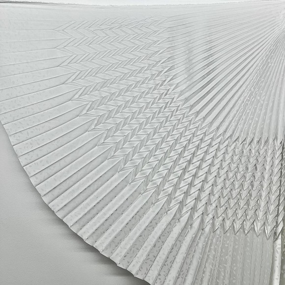 Гофре фэнтези 5 волн Молочный Атлас Гофре фэнтези 5 волн Молочный Атлас