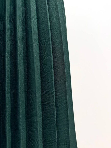 Гофре классика габардин зеленый