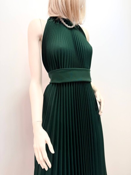 Гофре классика габардин зеленый