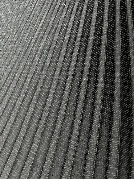 Гофре классика Плательная черная с узором