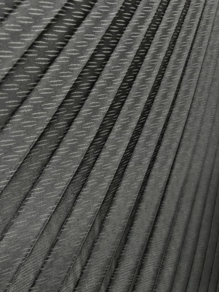 Гофре классика Плательная черная с узором