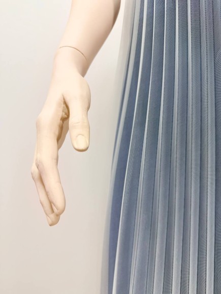 Гофре классика фатин молочный Гофре классика фатин молочный