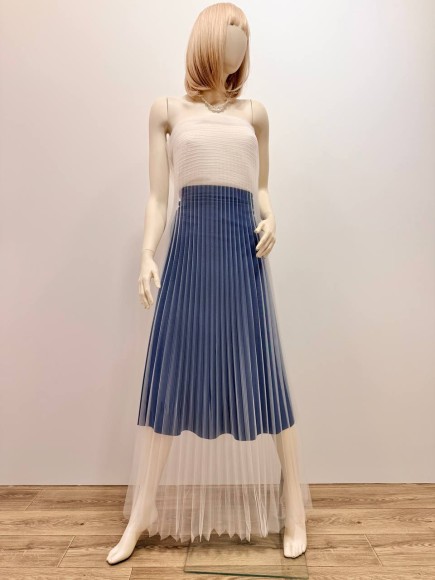 Гофре классика фатин молочный Гофре классика фатин молочный