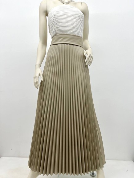 Гофре классика Экокожа бежевая