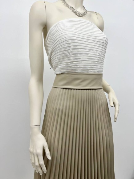 Гофре классика Экокожа бежевая