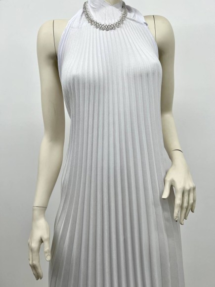 Гофре классика Лен смесовый белый