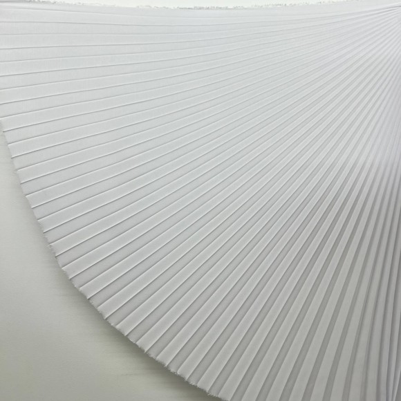 Гофре классика Лен смесовый белый