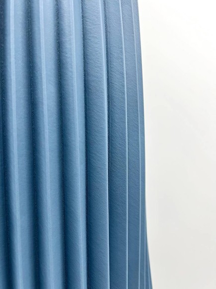 Гофре классика Экокожа голубая 100