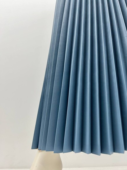 Гофре классика Экокожа голубая 100