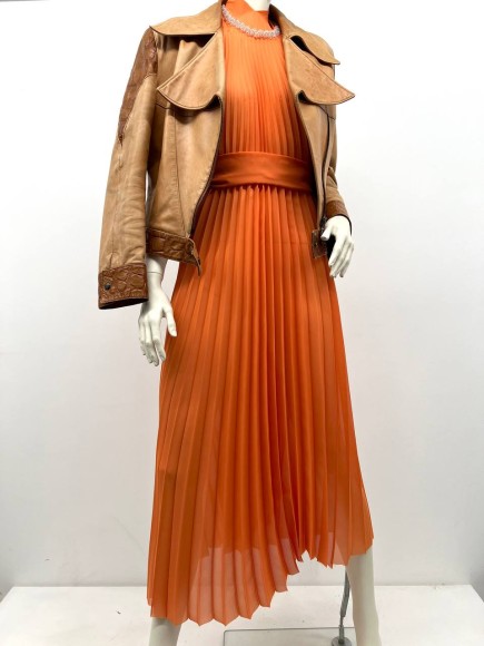 Гофре классика Шифон оранжевый