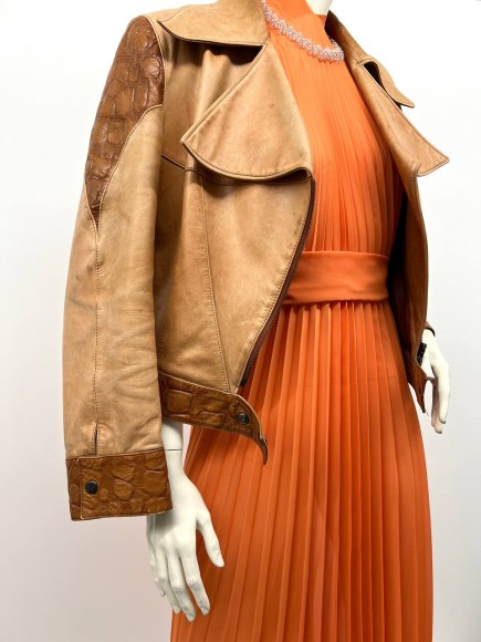 Гофре классика Шифон оранжевый