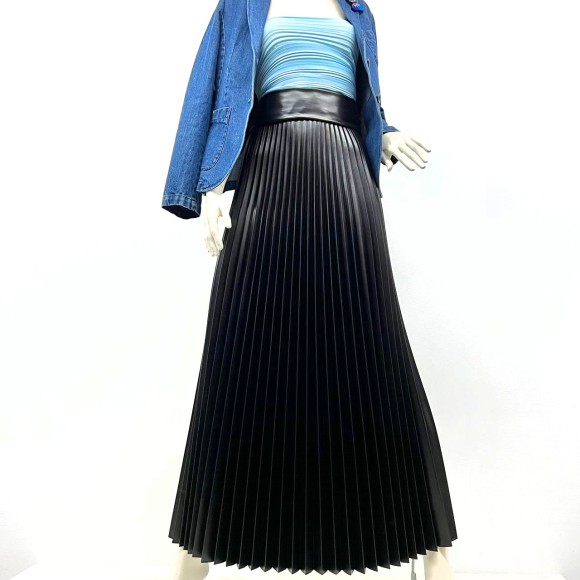 Гофре классика Экокожа черная 100