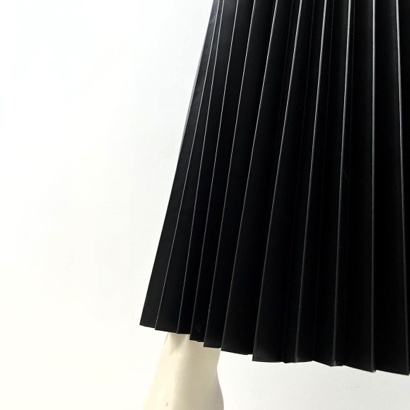 Гофре классика Экокожа черная 100