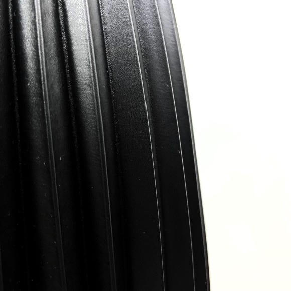 Гофре классика Экокожа черная 100