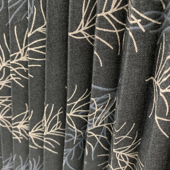 Гофре классика Лен Перья графит