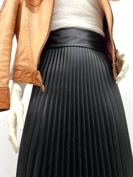 Гофре классика Экокожа черная морщинистая 100 Гофре классика Экокожа черная морщинистая 100