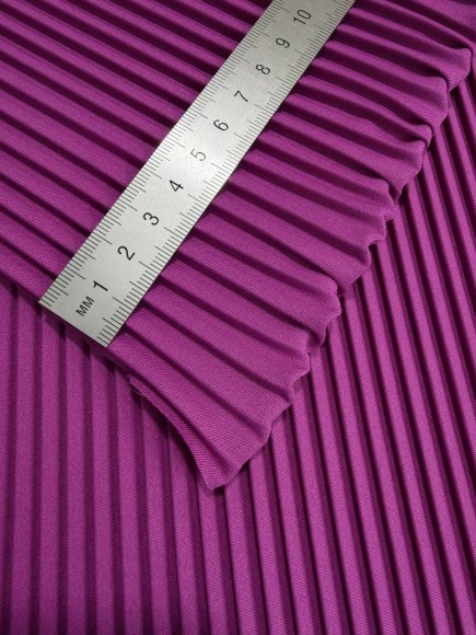 Плиссе 4 мм Ниагара фуксия