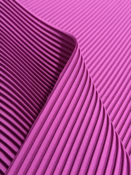 Плиссе 4 мм Ниагара фуксия
