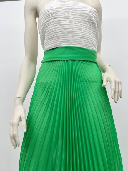 Гофре бал9 Шифон зеленый