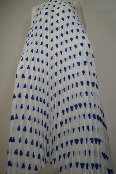 Гофре классика Шифон белая с сердцем