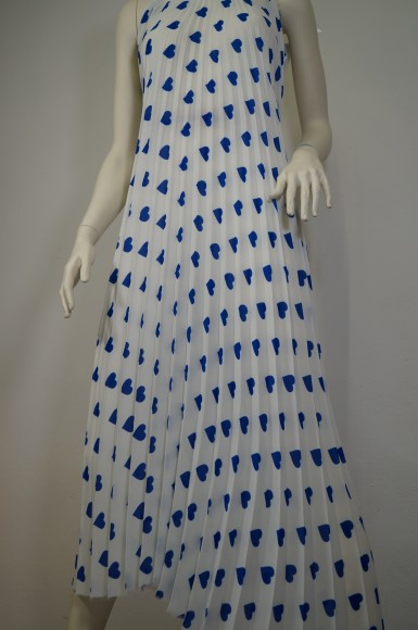 Гофре классика Шифон белая с сердцем