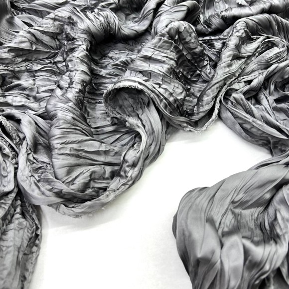 Складка Креш продольный Армани Серый