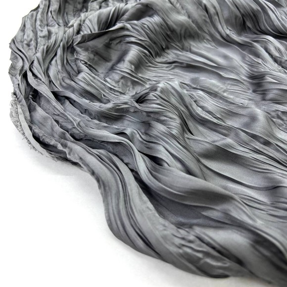 Складка Креш продольный Армани Серый