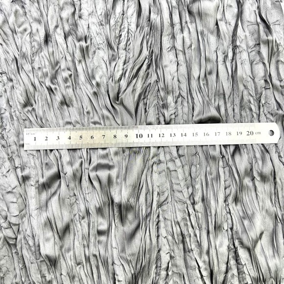 Складка Креш продольный Армани Серый