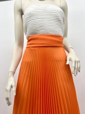 Гофре бал9 Шифон оранжевый