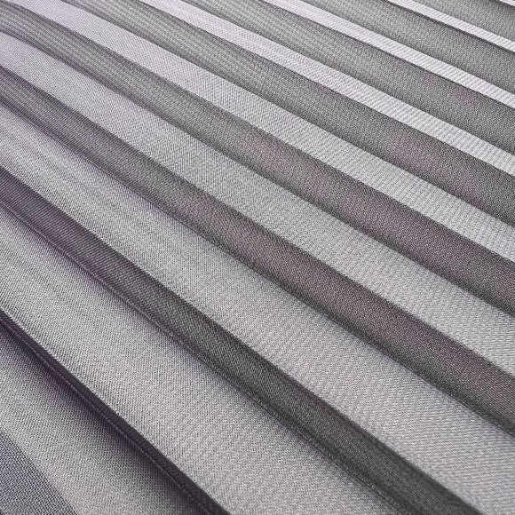 Плиссе 1см Шифон темно-серый Плиссе 1см Шифон темно-серый