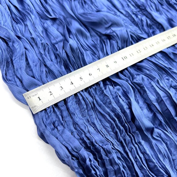 Складка Креш продольный Армани Синий